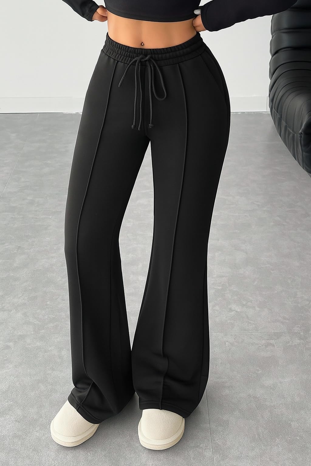 Korean Style Loose fit Pant for Women, Wide Leg Pant for Women-image-25