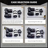 Vista 4 de Lykus HC-5220 Waterproof Hard Case with Wheels and Customizable Foam, Interior Size 20.5x14.2x9.7 inch, Suitable for camera, lens, drone, mic