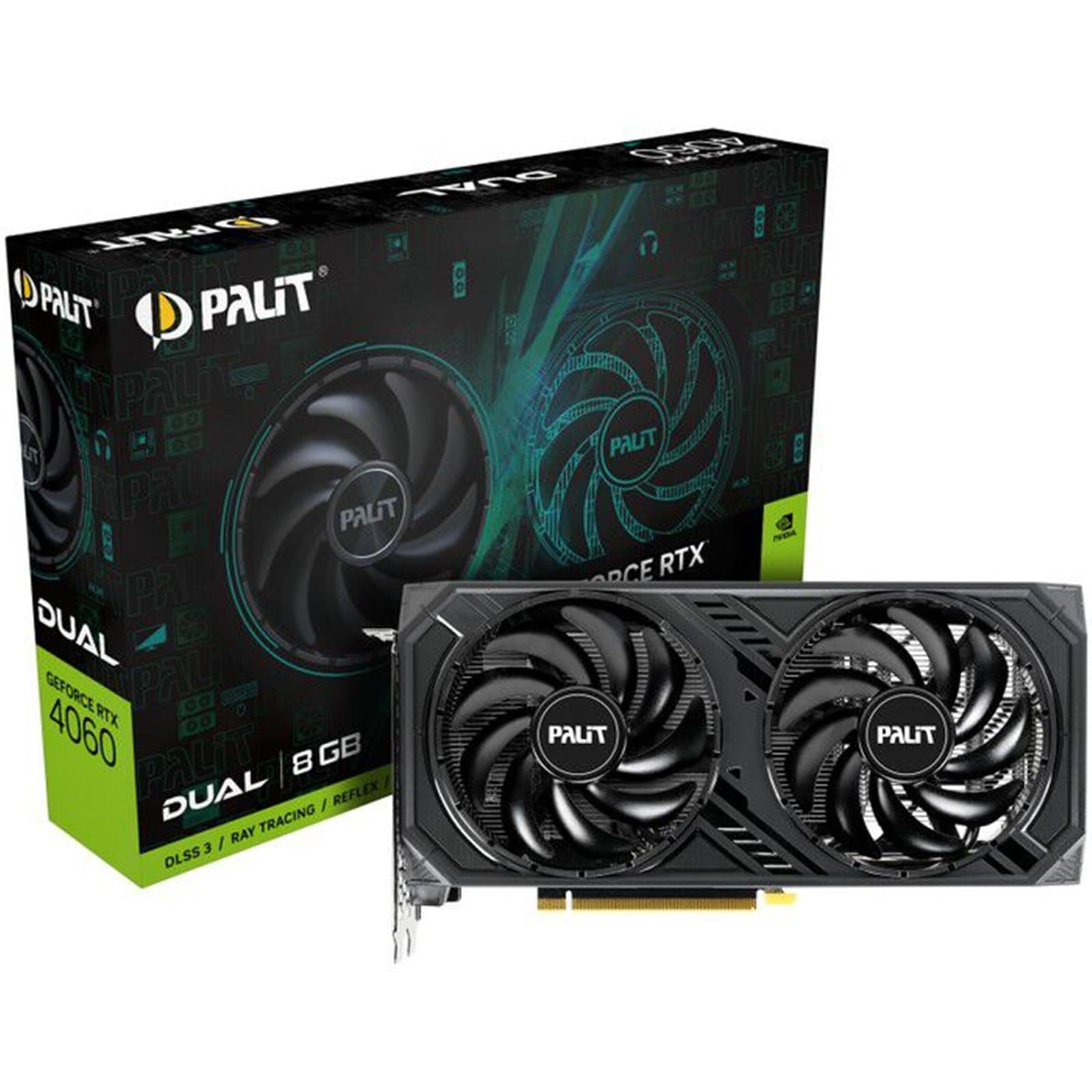 Amazon | Palit(パリット) GeForce RTX 4060 Dual V1 8GB