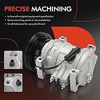 Vista 6 de A-Premium Compresor de A/C con embrague compatible con Chrysler PT Cruiser 2001-2010, Dodge Neon 2003-2005, SX 2.0 2003-2005, transmisión manual