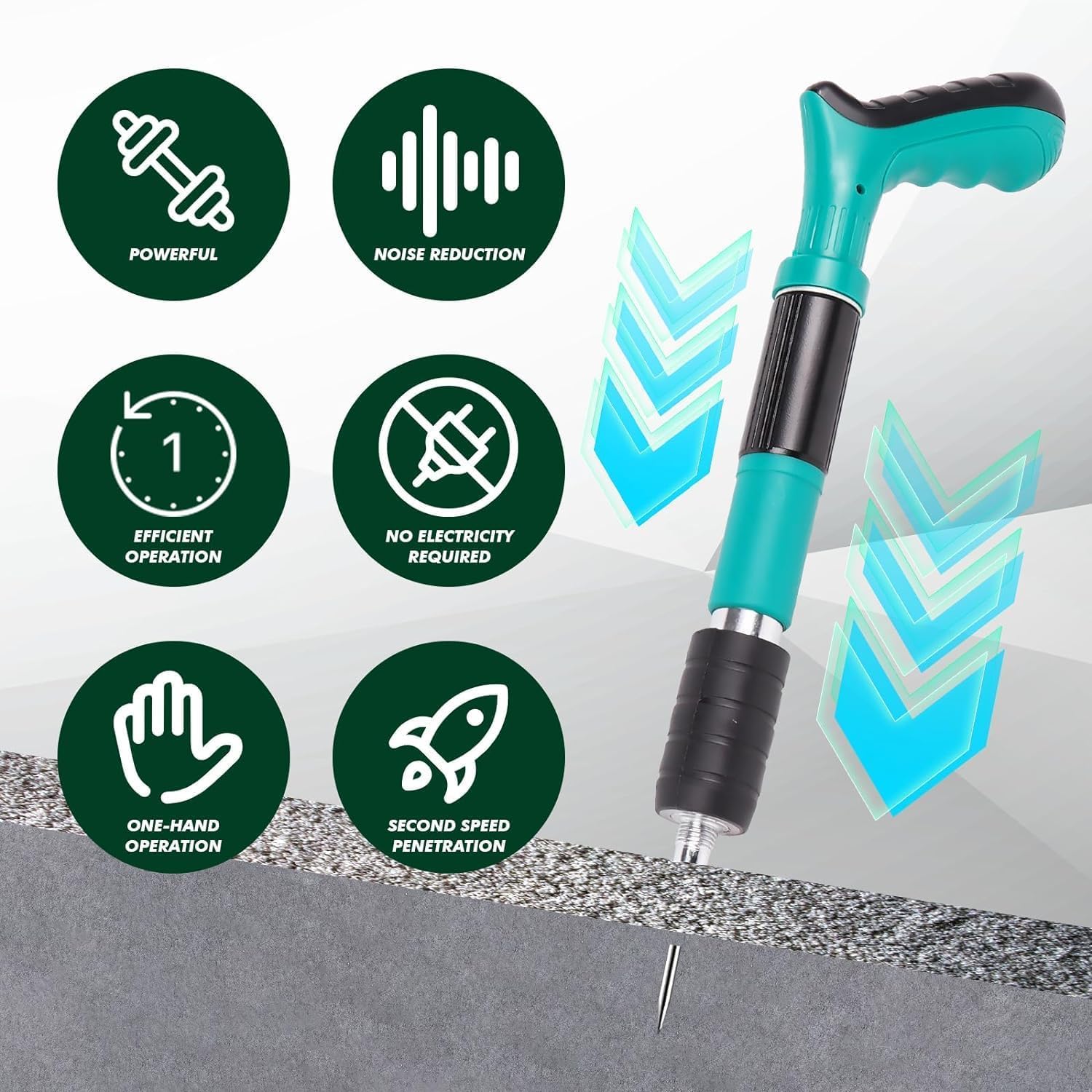Zalvique Manual Nail Gun Kit - 50 Nails FREE SHIPPING -3