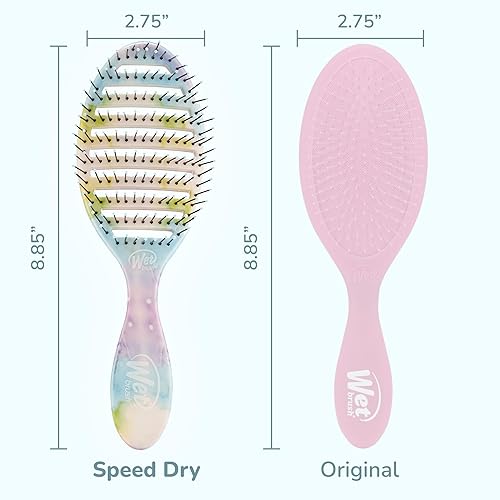 Miniatura 5 de Wet Brush Cepillo para Cabello de Secado Rápido - Salpicaduras (Color Wash) - Diseño Ventilado y Cerdas Ultra Suaves HeatFlex Son Seguras para
