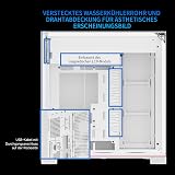 Thermalright A70 Vision White PC Case with 9.16 Inch Display, Panoramic Safety Glass, ATX Tower Supports ATX Motherboard/42 cm Graphics Cards, with ARGB Light Bar and Hidden Cable Management - 9