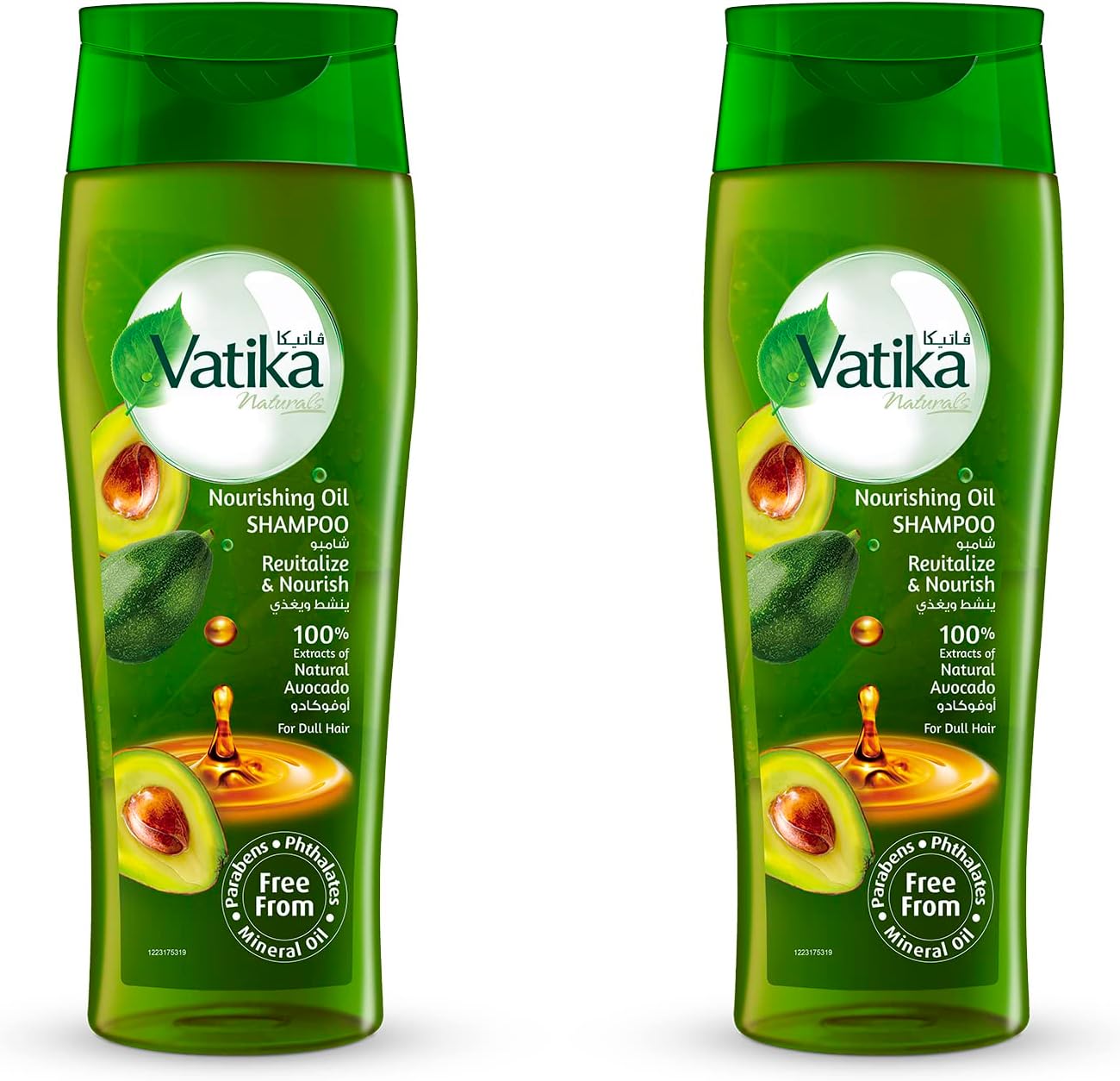 Naturals Oil Shampoo Avocado | Natural Extracts | Prevents Damage & Adds Shine | Revitalize and Nourish - 425ml (Twin Pack)