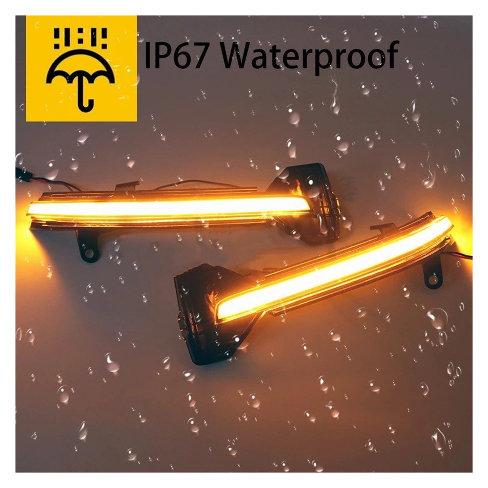 Espejo intermitente dinámico Para BMW Serie 4 5 7 G22 G30 G31 G11 Y G12 Intermitente LED Dinámico Para Espejo Retrovisor De Coche(LHD-2pcs)