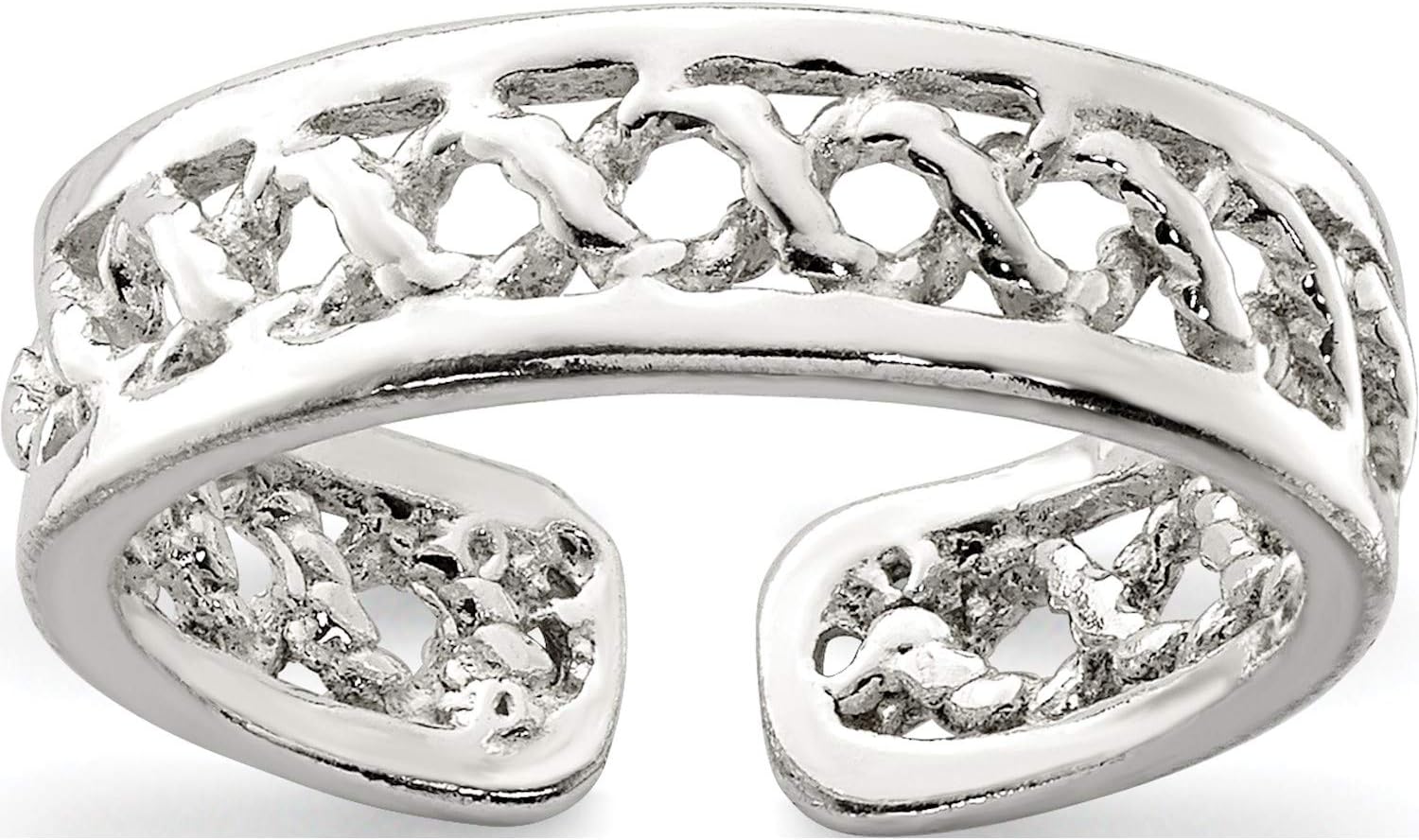 Sterling Silver Solid Toe Ring - Jewelry By Sweet Pea