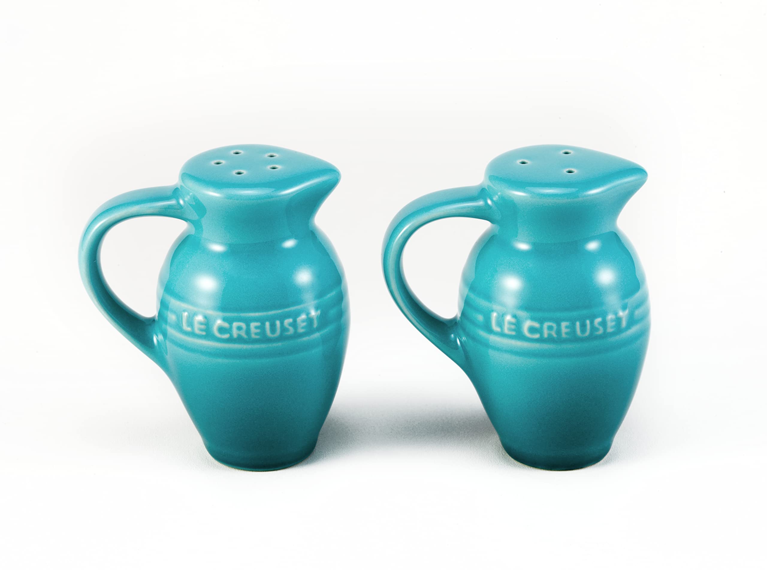 Le Creuset Kit salière et poivrière Bleu Caraïbes 110 ml