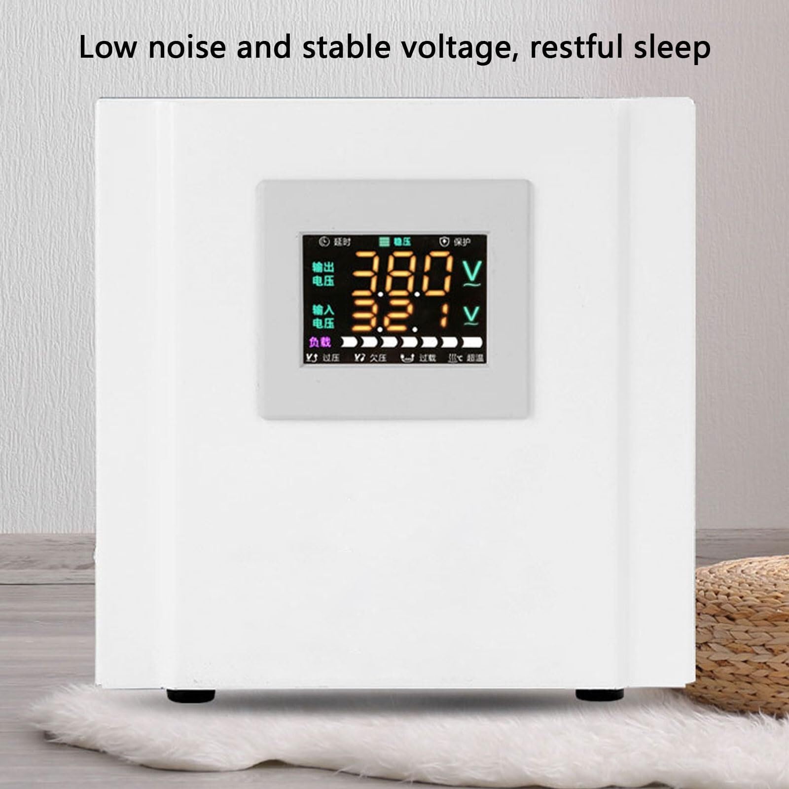 Stabilizzatore di Tensione 380V trifase ad Alta precisione regolatore Automatico Adatto for elettrodomestici instabili(6000VA)