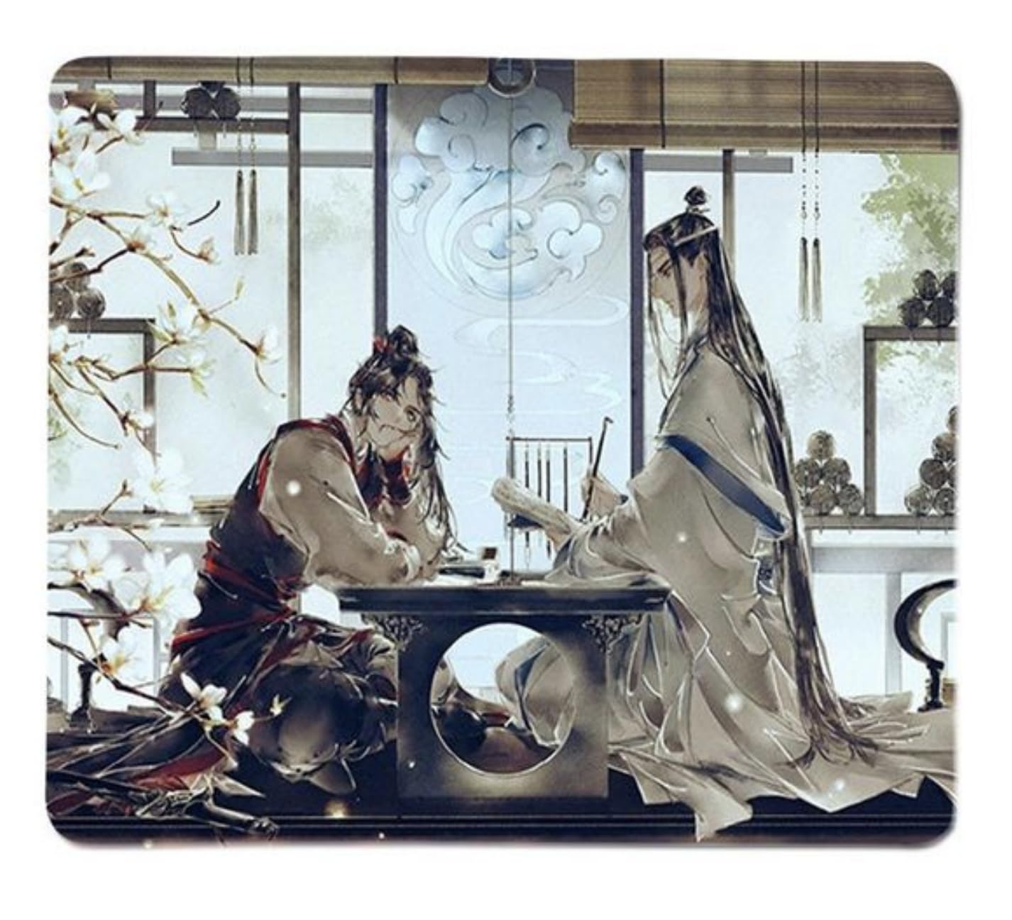 Pinstant The Untamed Mo Dao Zu Shi Danmei Novel TV Show Non-Slip Mousepad Gaming Computer Mouse Pad Gaming Desktop Laptop Mouse Pad with Stitched Edge 7.1 x 8.7 inches
