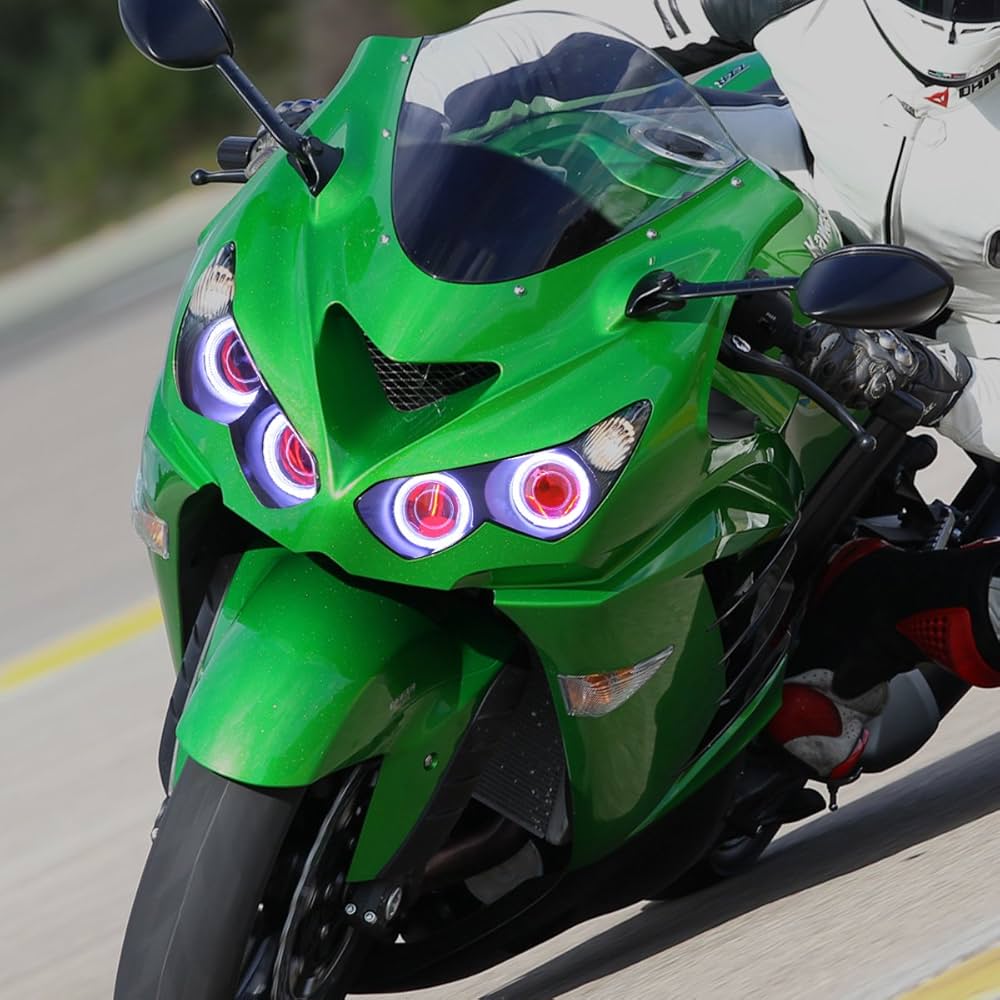 Amazon.com: KT Angel Eyes Headlight Assembly for Kawasaki