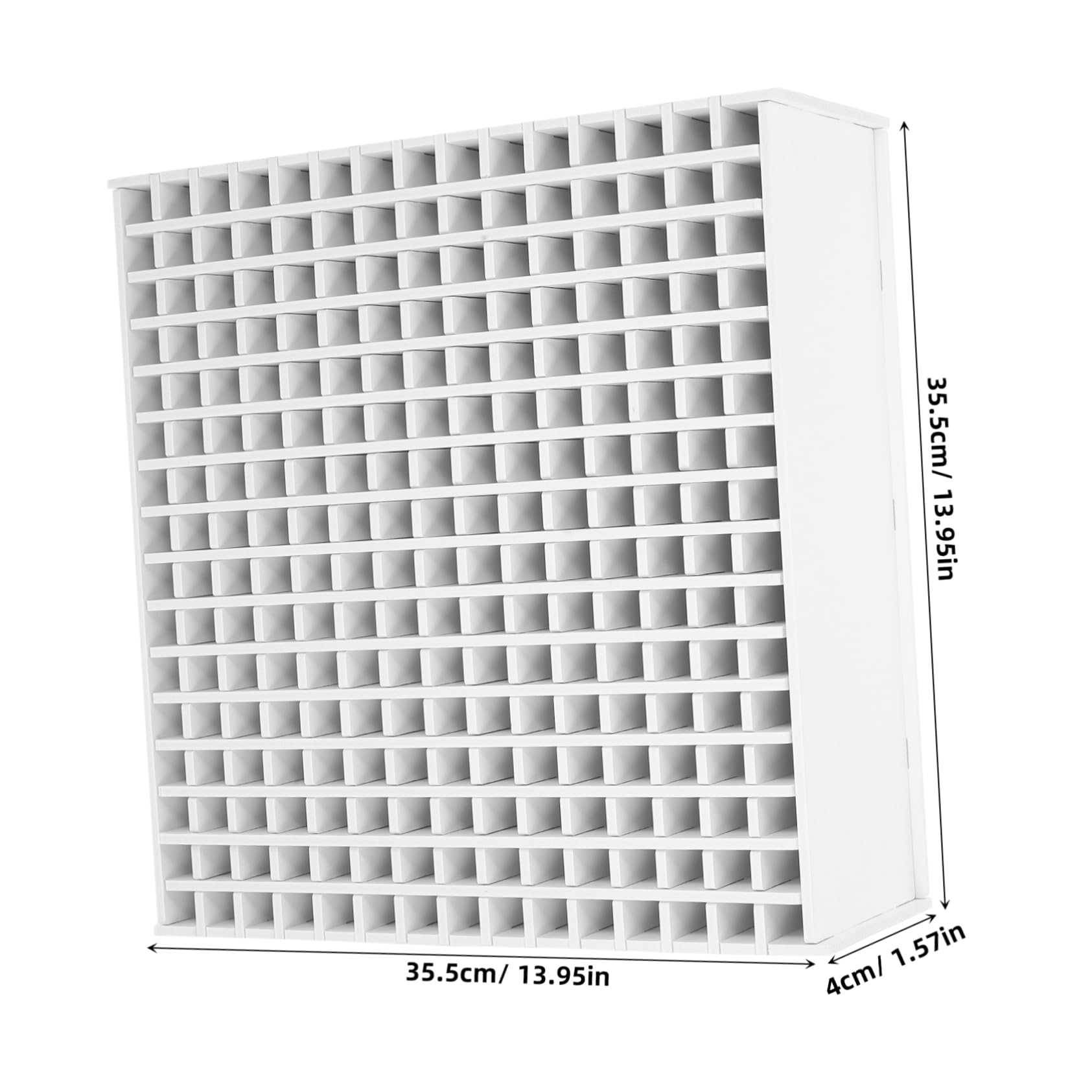 Holibanna scatola porta pennarelli organizer per penne organizzatore di pennarelli da scrivania organizer per penne da scrivania portapenne per espositore penna AbS bianca