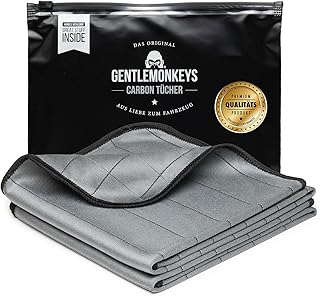 Sponsored You’re seeing this ad based on the product’s relevance to your search query.Learn more about this advertisement GENTLEMONKEYS Carbon Microfibre Cloths for Streak-Free Car Windows, Car Window Cleaning Cloths Set, Microfibre Cloths Car Glass Cloth, 350 GSM (50 x 40 cm)