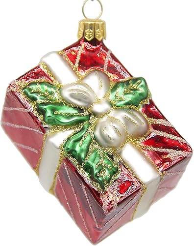 Miniatura 14 de Adornos de cristal soplado CDL de 3" en forma de perro para árbol de Navidad (3", Cocker Spaniel G03)