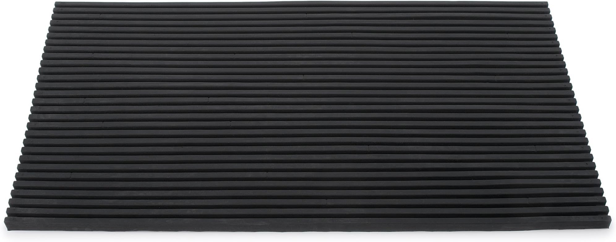 Fresh Home Elements The FHE Group Slat Door Mat, 18 by 30-Inch, Black