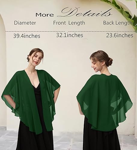 Miniatura 4 de Chales y envolturas de gasa para mujer, bufanda transparente para vestidos de noche, accesorios de salida de baño