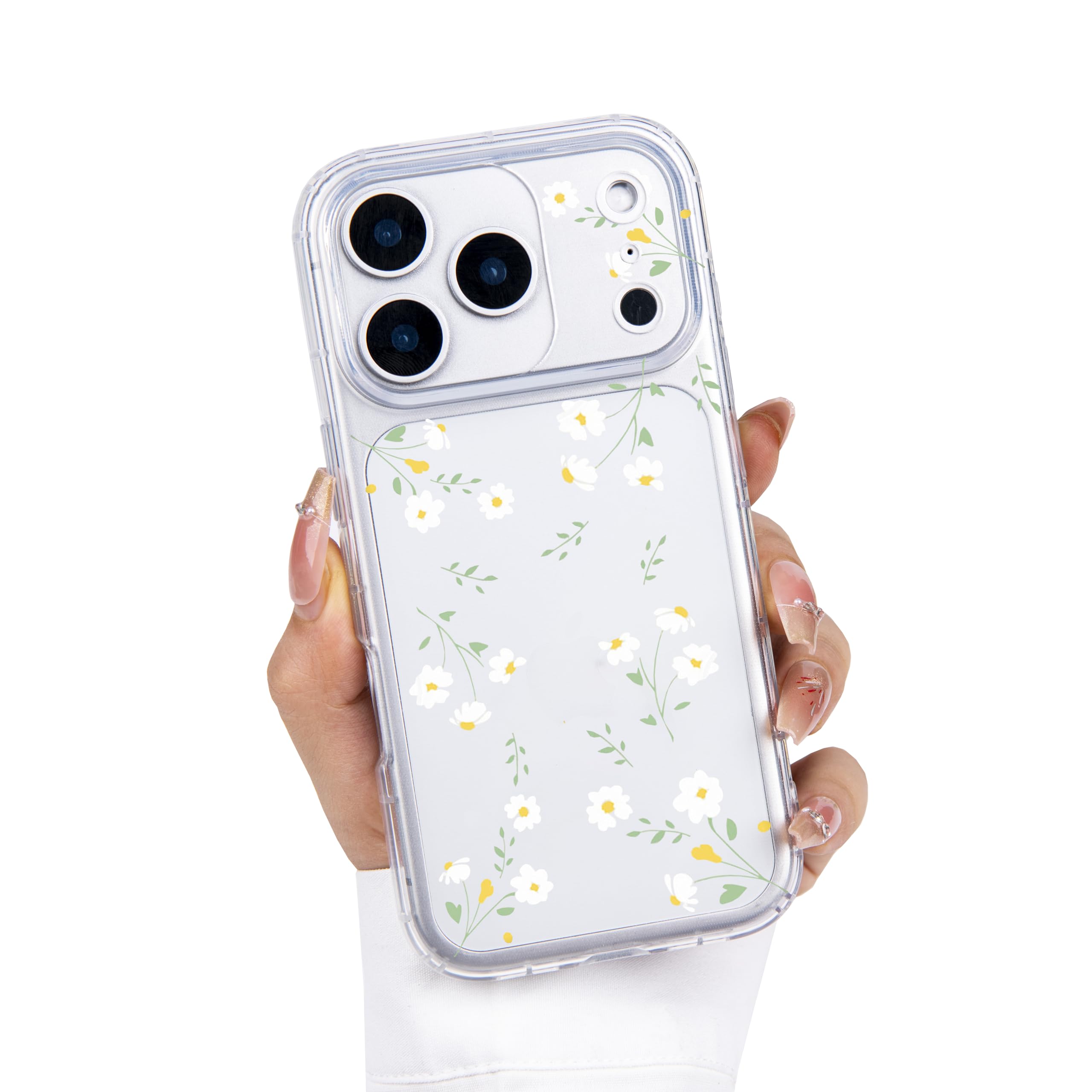Einaily Hülle für iPhone 17, Mode Chic Herz Handyhülle | Transparent Klare, Ultra Dünn, TPU Silikon Gel, Stoßfest Kratzfest Schutzhülle, für Frauen Mädchen, Schön Stilvoll Case Cover