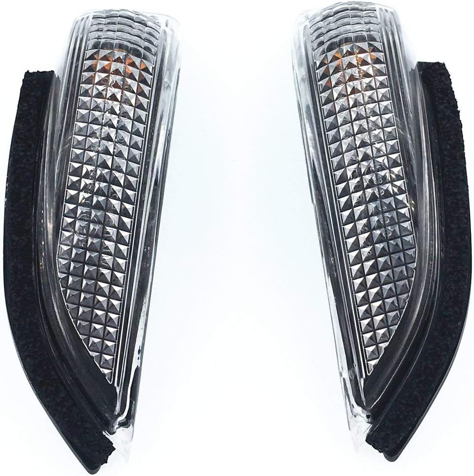 2pcs Mirror Indicator Turn Signal Repeater Lamp 81730-52100 81740-52050 Compatible for Toyota Corolla Camry Yaris Prius Scion Venza