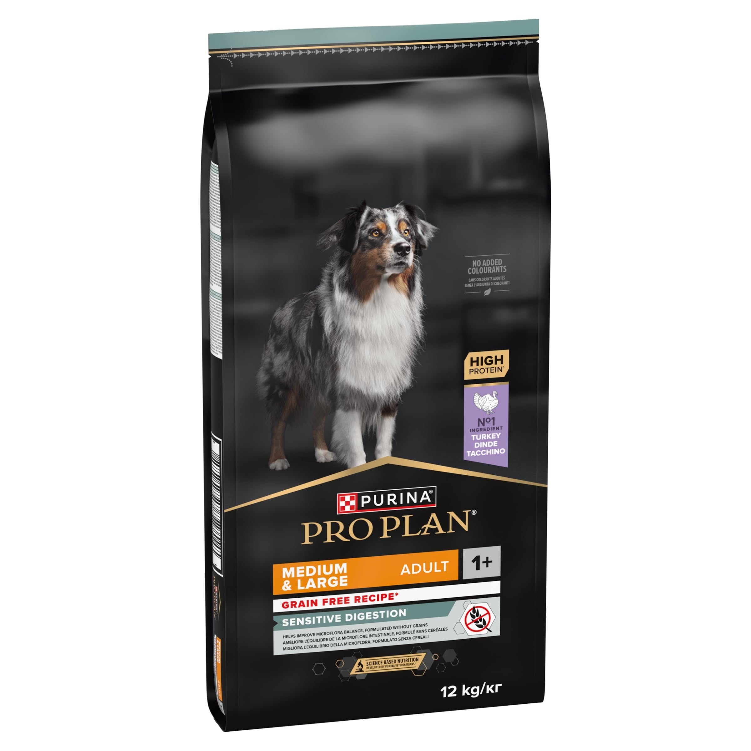 Pro Plan Medium Large Adult Grain Free pienso digestión sin cereales 12 kg