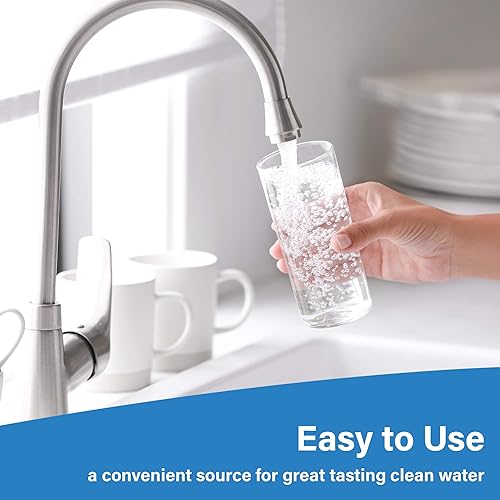 Miniatura 4 de Applied Membranes Inc. Sistema de filtro de agua de 3 etapas para toda la casa con filtros de sedimentos y bloques de carbono de 20 pulgadas