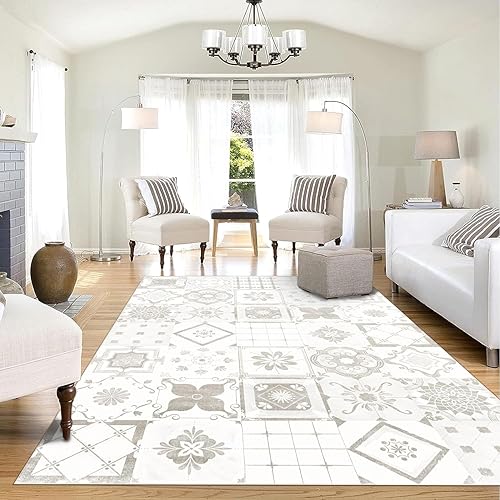 Natural Collection - Alfombra gruesa con diseño antideslizante con respaldo de silicona, sin olor, no se desprende, fácil de mantener. Ideal para