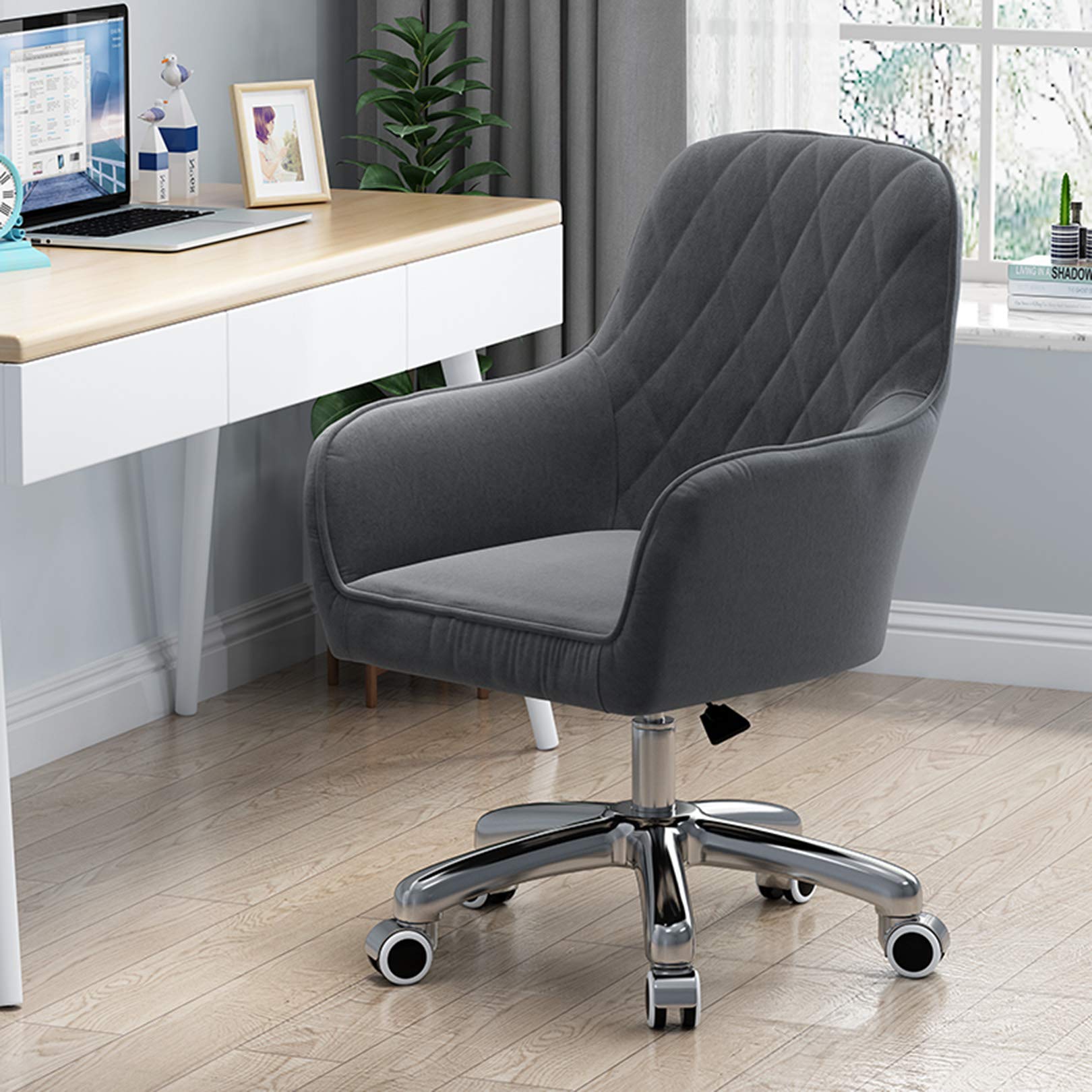 Chaise de bureau ergonomique avec support lombaire et assise réglable