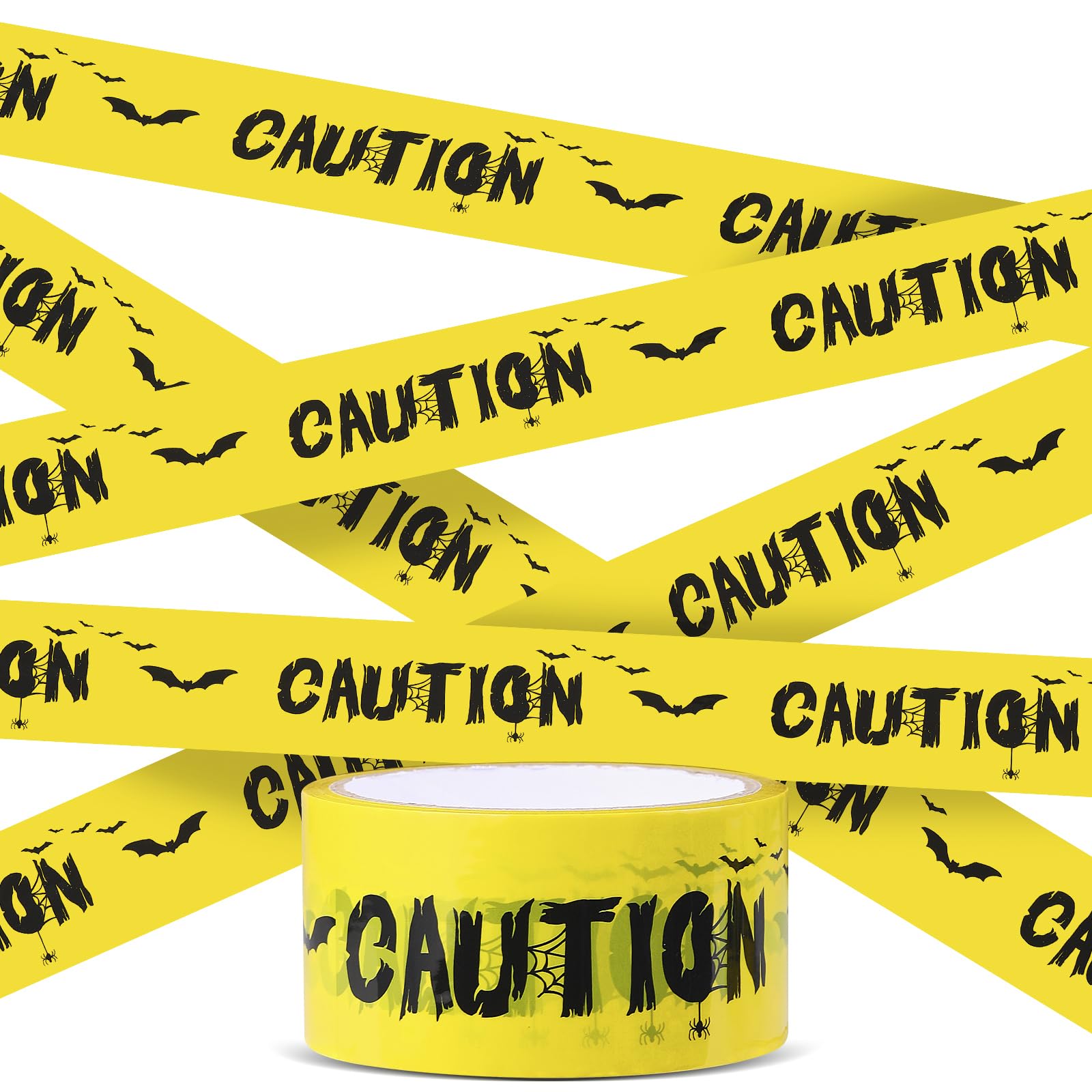 Daucin Halloween Caution Tape, Halloween Decorations Caution Tape Adhesive Halloween Decorations Tape Barricade Safety Tapes for Workplace Danger Areas Halloween Decorations - 82.02 feet