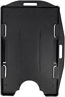 Vista 10 de Fallen One Paquete de 2 tarjetas de identificación de plástico rígido de alta calidad, color azul marino, de 2 caras, horizontal o vertical, para 2