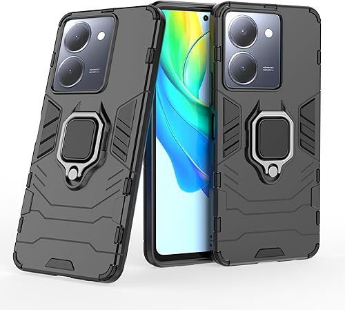 Miniatura 2 de Kukoufey Funda compatible con Vivo Y36 4G, compatible con Vivo Y27 5G, soporte magnético para automóvil compatible con Vivo Y36 V2247  Y36 5G V2248