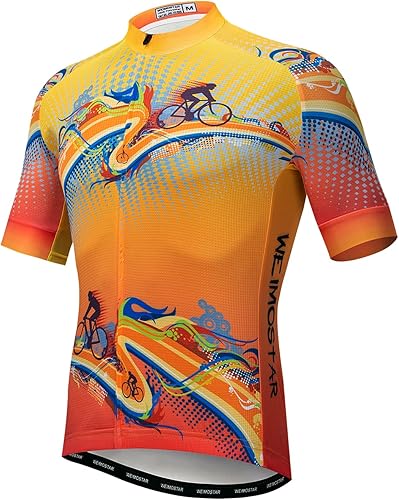 Vista 50 de Hotlion Verano Ciclismo Jersey Hombres Mountain Bike Jersey Secado rápido Bicicleta Camisa Manga Corta Ciclismo Ropa