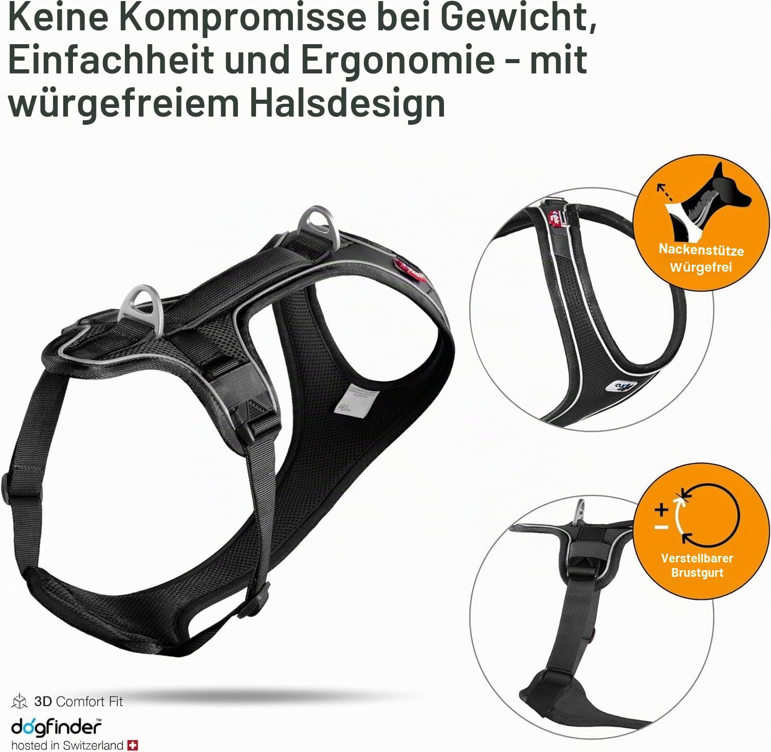 Belka Comfort Harness Black XS