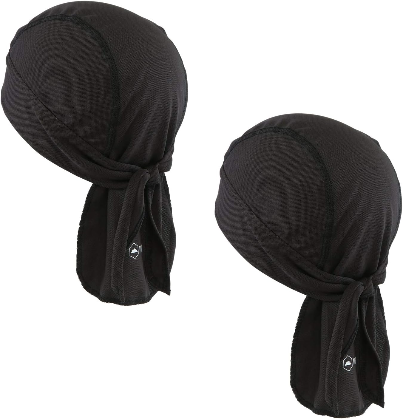 Cooling Helmet Liner - Do Rag/Dew Rag Skull Cap Beanie for Men - Pirate Hat Bandana & Motorcycle Head Wrap