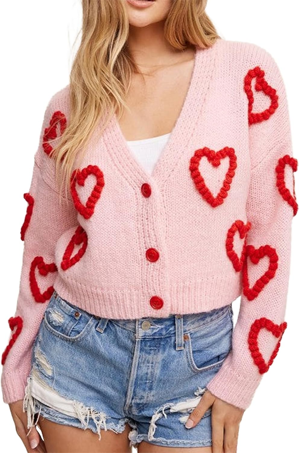 Women's Bow Tie Cardigan Sweaters Sequin Graphic Long Sleeve Open Front Knitted Cardigans Cute Party Sweater Tops