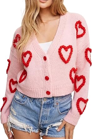 Womens Bow Tie Cardigan Sweaters Sequin Graphic Long Sleeve Open Front Knitted Cardigans Cute Party Sweater Tops