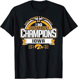 Iowa Hawkeyes Big Ten Champs 2024 Women's Basketball T-Shirt