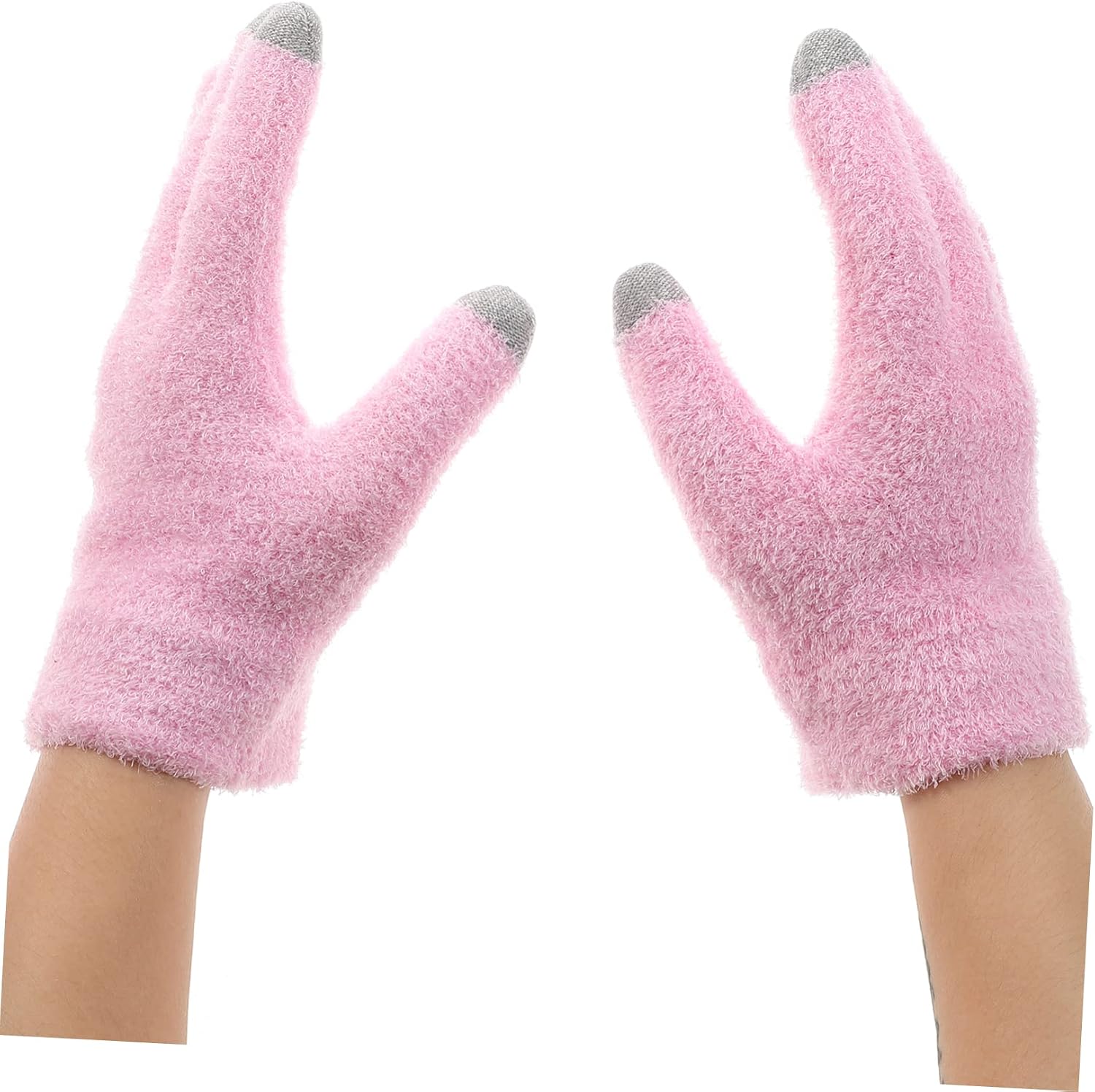 4pcs Gel Moisturizing Gloves and Socks for Women Hydrating for Dry Reusable and Washable Foot and Hand