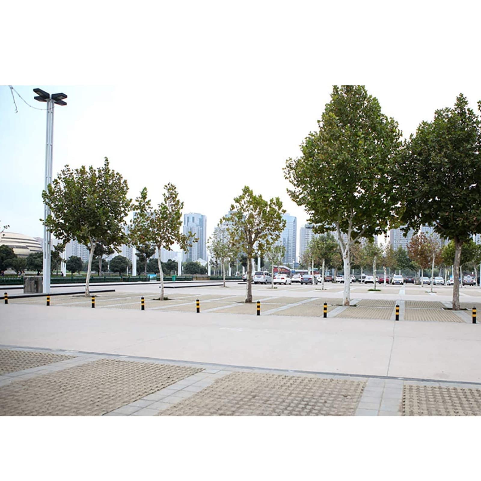 Postes delimitadores de tráfico, Barrera de poste de seguridad de entrada Barrera de poste de estacionamiento portátil Poste de bolardo Postes de seguridad extraíbles Delineador de seguridad de tráf