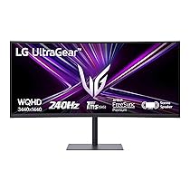 LG UltraGear 34G630A Monitor Gaming 34″ 21:9 Curvo WQHD (3440×1440), 240Hz, 1ms (GtG), AMD FreeSync Premium, VRR, HDR 400, Speaker Stereo 10W, USB-C (15W), HDMI, DP, Hub USB, AUX, 2PBP, PIP, Nero