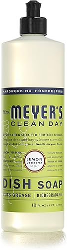 Miniatura 50 de Mrs. Meyer's Clean Day - Detergente líquido para platos, aroma a campanillas azules, fórmula biodegradable, paquete de 3 unidades, 16 fl oz