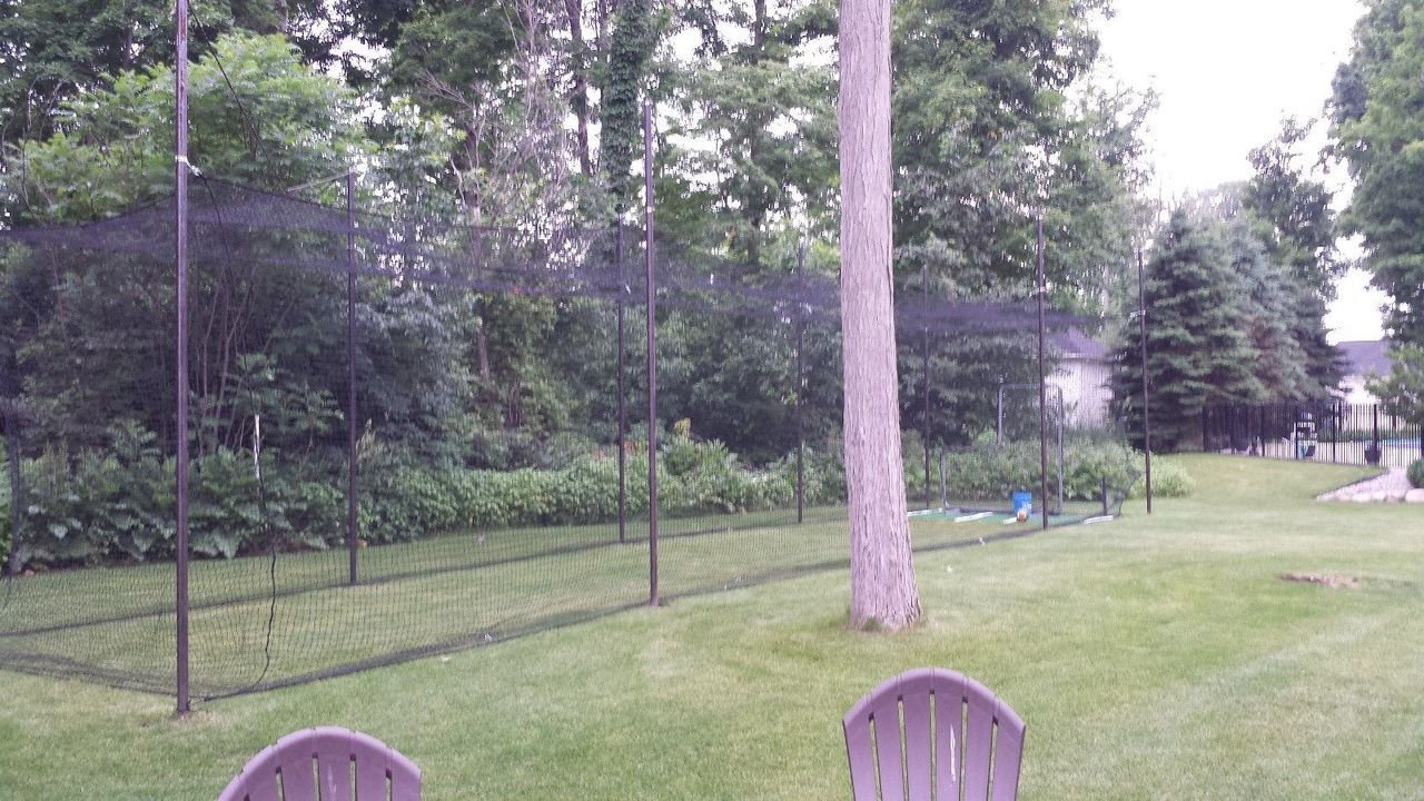 Backyard Baseball Batting Cage #21 (27 Ply) HDPE Multiple Sizes (12'H x 14'W x 55')