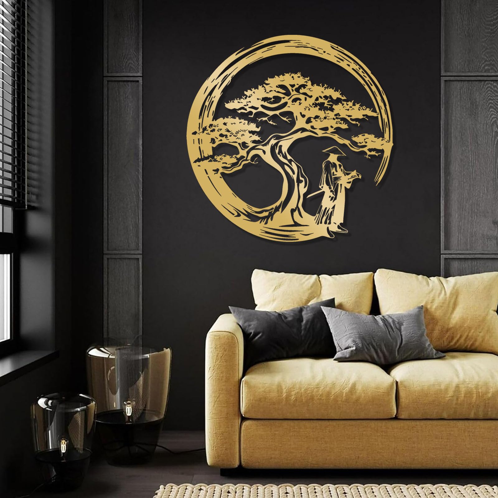 Amazon.com: Metal Wall Art-Tree of Life&Samurai, Samurai Wall