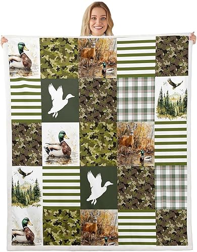 Vista 21 de Manfei Flower Throw Blanket Sunflower Rose Daisy Fuzzy Blanket, Botanical Floral Blanket for Bed Couch Sofa, Kids Boys Girls Room Decor