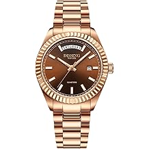 dissing hand watch   wristwatch stainless steel   simple watch men with date   watches for everyday life & office   wristwatches for men