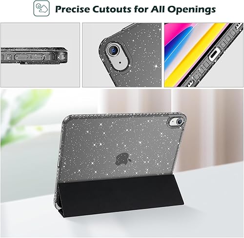 Vista 85 de ProCase Funda para iPad (A16) de 11ª generación de 11 pulgadas 2025/10ª generación de 10.9 pulgadas 2022 con soporte para lápices, funda híbrida Azul