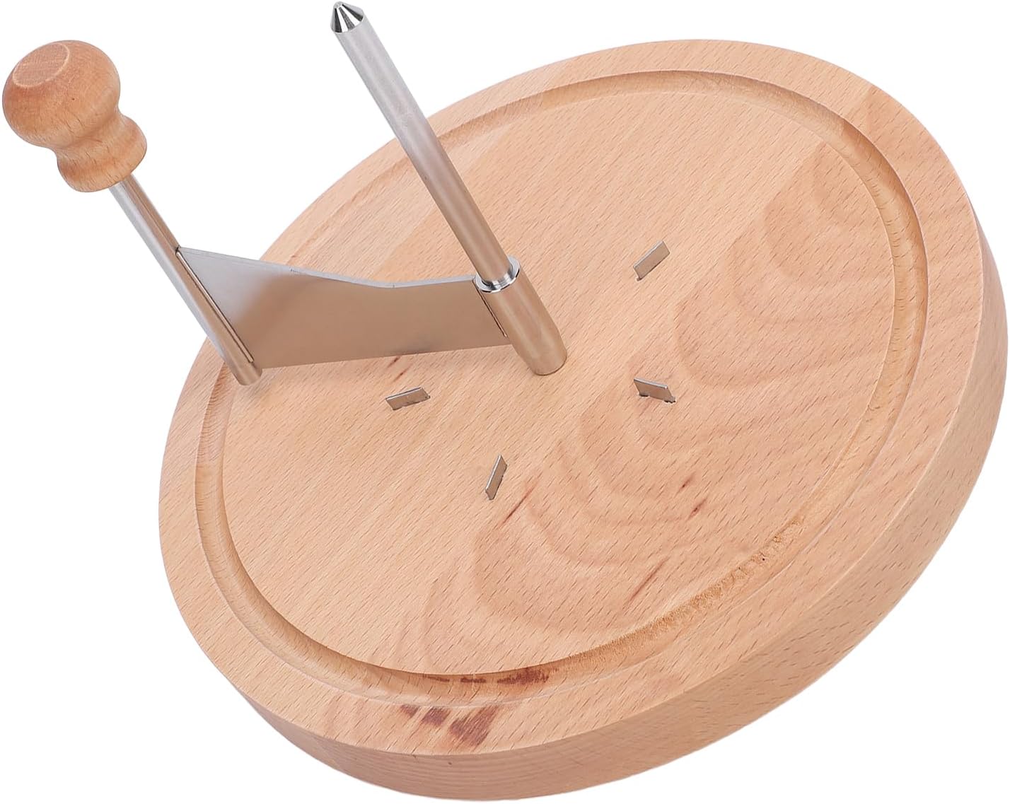 Aramox Spiral Cheese Shaver Stable Design Easy To Tool for Garnishing and Tasting Black Walnut 1pc