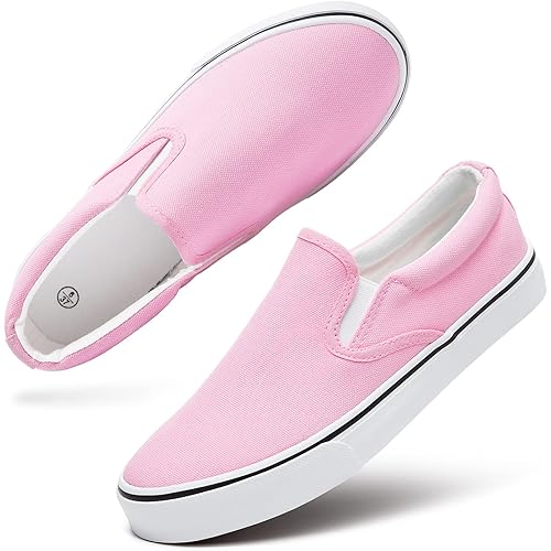 Women's Slip on Shoes Canvas Sneakers Loafers Non Slip Shoes Low Top Casual Shoes