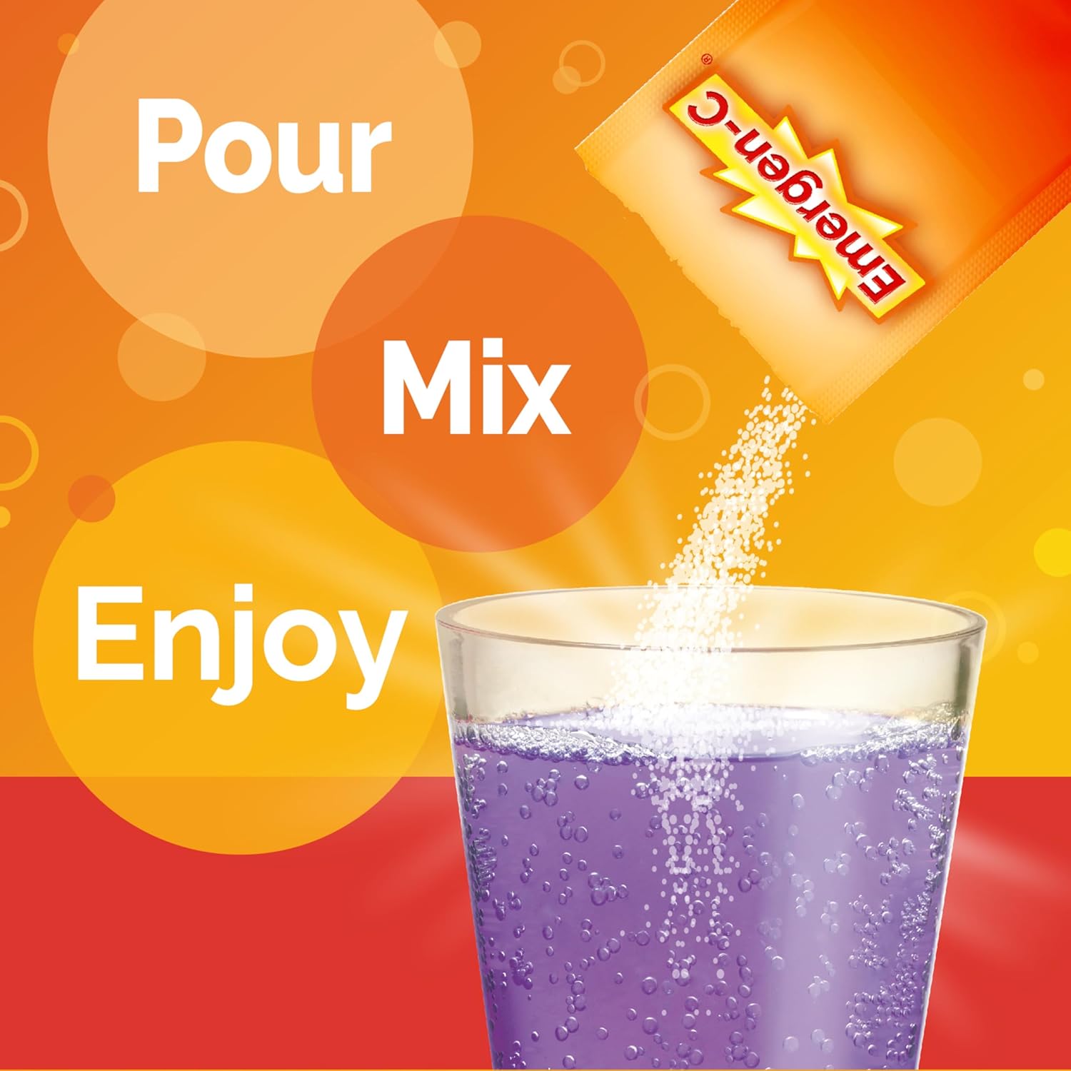 Emergen-C Elderberry Fizzy Drink Mix, Elderberry Immune Support, Natural Flavors, With High Potency Vitamin C, 18 Count - Image 4