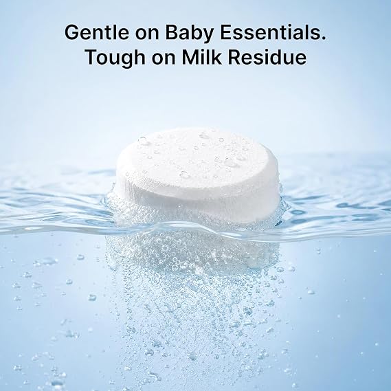 Momcozy Official Detergent Tablets for Momcozy Bottle Washers, 120 Tablets