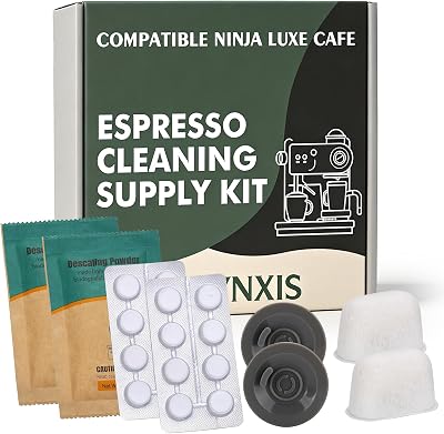 Espresso Accessories Kit for Ninja Luxe Cafe, Espresso Disc Cleaning Tablets Descale Packets for Ninja Espresso ES601 ES701