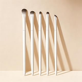 Juego de 5 brochas de maquillaje de ojos suav...