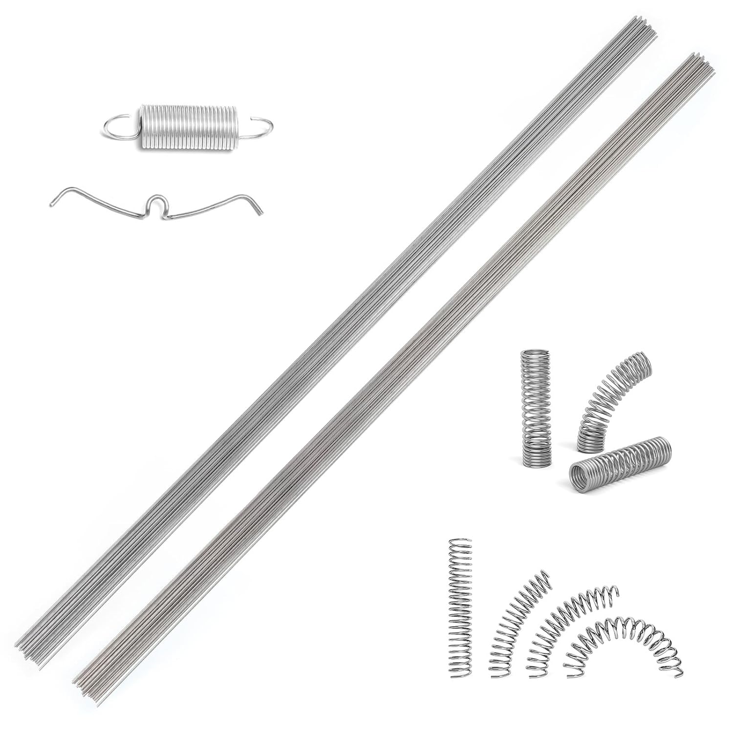 Short Wire Spring Amazon.com: 25Pcs 1mm Spring Wire Spring Steel Wire 40cm/15.7inch ...